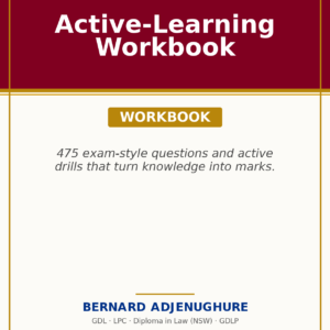 SQE1 FLK2 01 Property Law and Practice — Active-Learning Workbook Cover